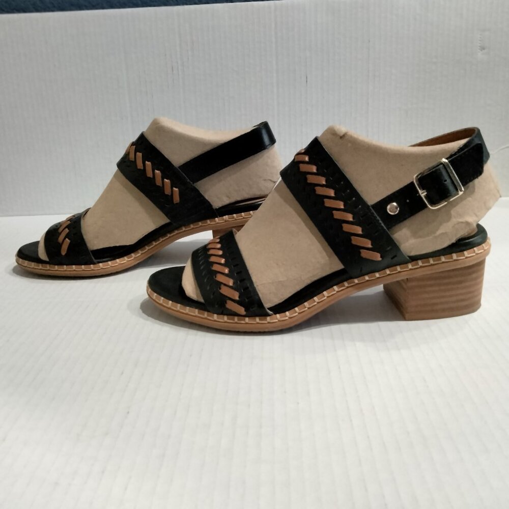 Pikolinos Blanes Women's Leather Slingback Heel Sandal, Size 39, Original Box - Picture 6 of 14
